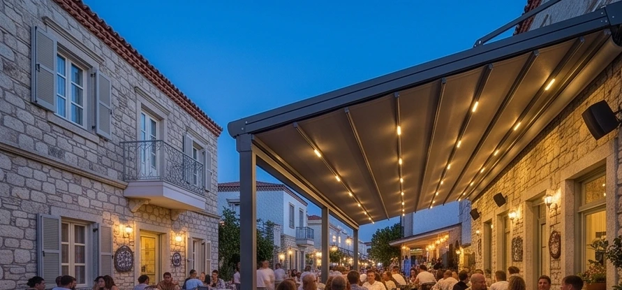 Alaçatı Merkez Restoran Pergola