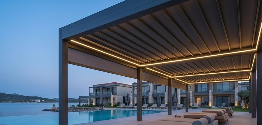 Ildır Otel Otomatik Pergola