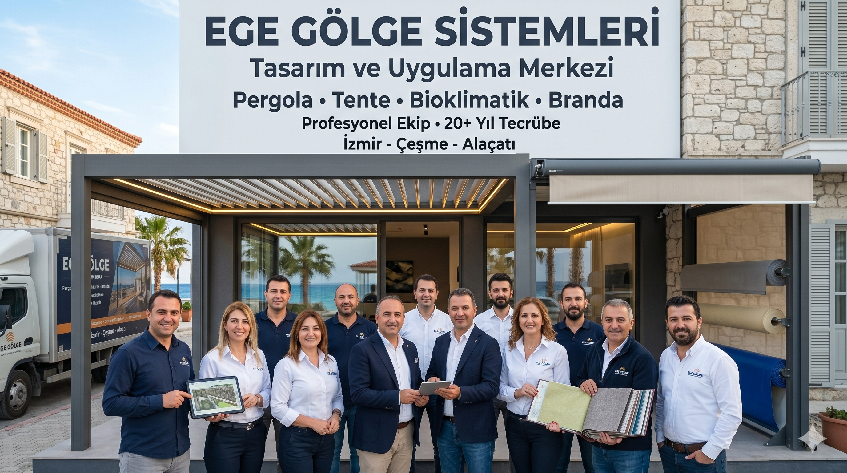 Çeşme Branda Tente Pergola Bioklimatik Profesyonel Ekibimiz